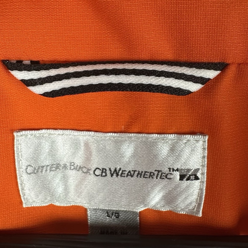 Cutter & Buck Clemson Tigers WeatherTek Vented Jacket Men's Size Large - Picture 9 of 16